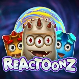 Reactoonz logo – Slots by Play'n GO at Flamez Casino